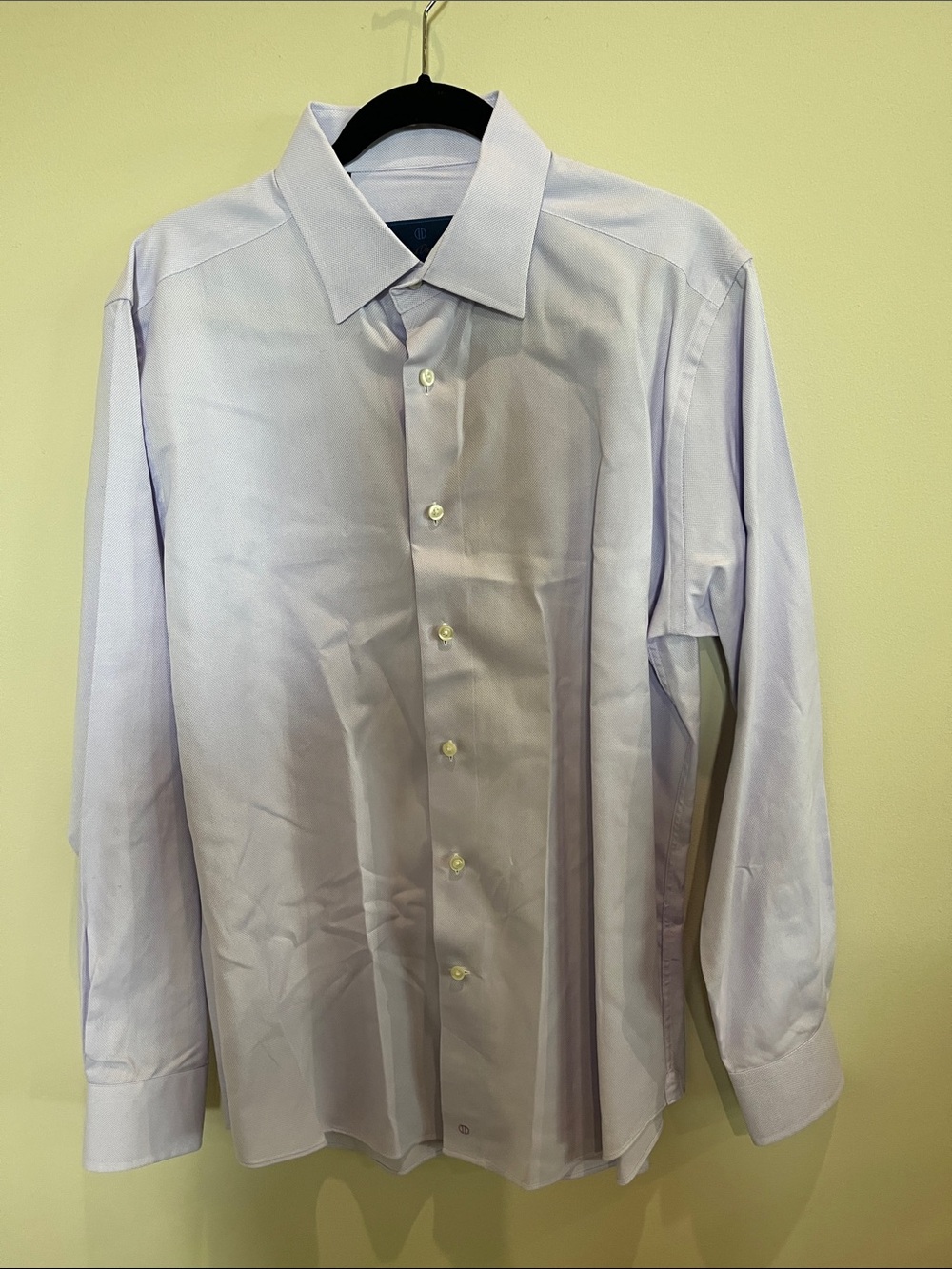 David Donahue Men's Light Lavender Dress Shirt